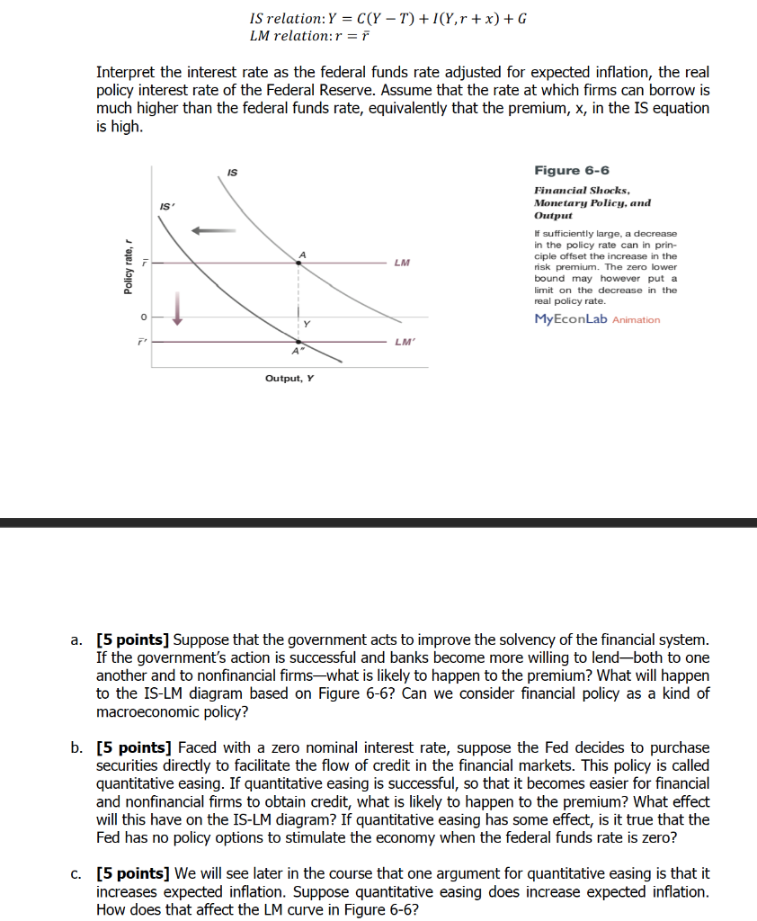 Interpret The Interest Rate As The Federal Funds Rate Adjusted For Expected Inflation The Real Policy Interest Rate Of 1