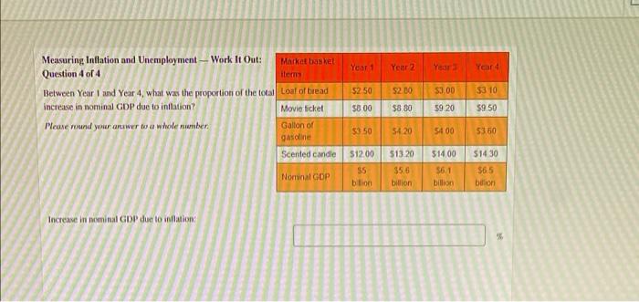Measuring Inflation And Unemployment Work It Out Question 1 Of 4 Suppose The Country Of Snowland Uses The Following Mar 3