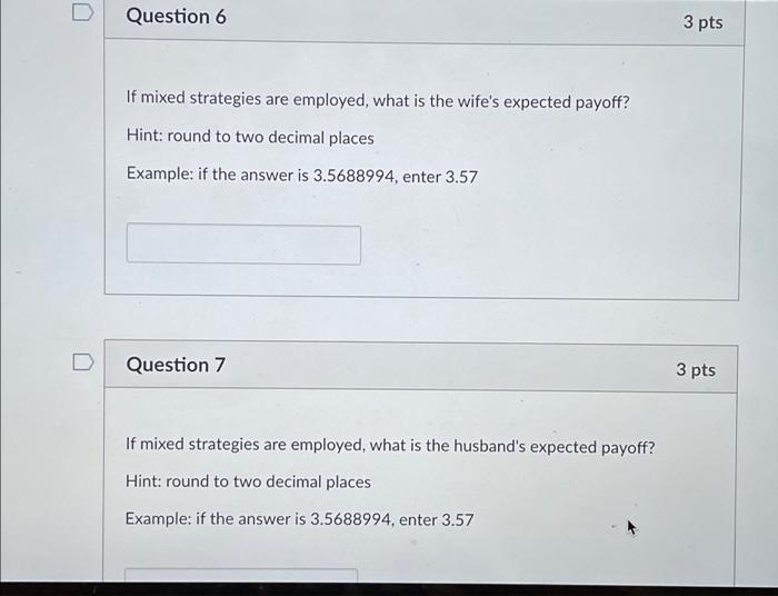 Use The Following For The Next 8 Questions Assume A Husband And Wife Are Deciding What To Watch On Tv On A Friday Night 5