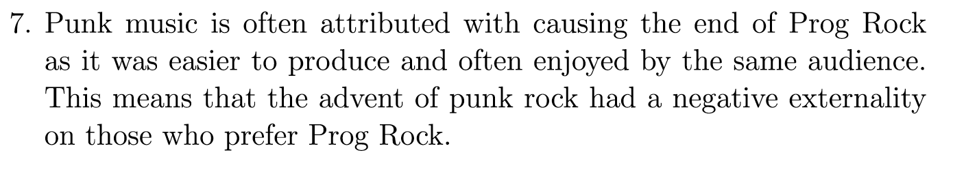 7 Punk Music Is Often Attributed With Causing The End Of Prog Rock As It Was Easier To Produce And Often Enjoyed By The 1