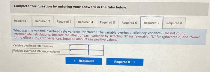 Problem 9 26 Algo Comprehensive Variance Analysis Lo9 4 Lo9 5 Lo9 6 B Highland Company Produces A Lightweight Back 8