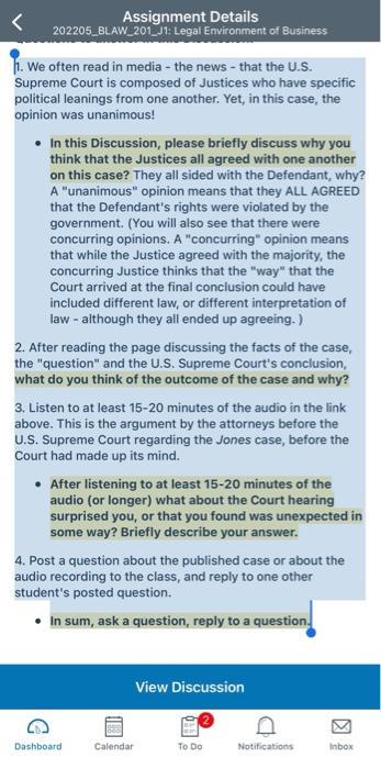 Assignment Details 202205 Blaw 201 J1 Legal Environment Of Business 1 We Often Read In Media The News That The U S 1