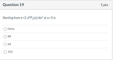 Question 15 1 Pts 7t Given F X 24 2013 Sin 12 Defined Over The Interval 0 6 Where H 1 Use N G F Interpolatio 5