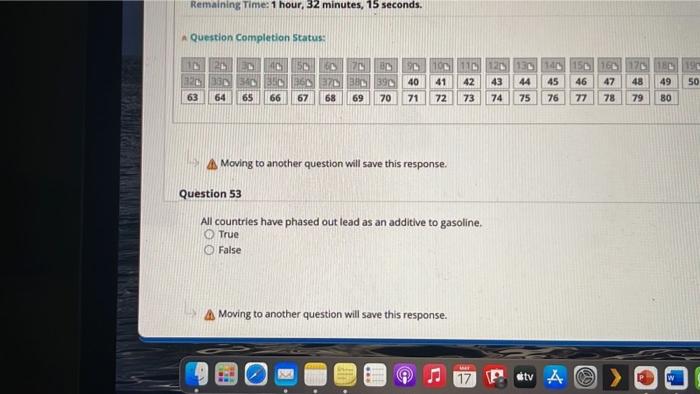 Your Answers Are Saved Automatically Remaining Time 1 Hour 57 Minutes 56 Seconds Question Completion Status Moving 3