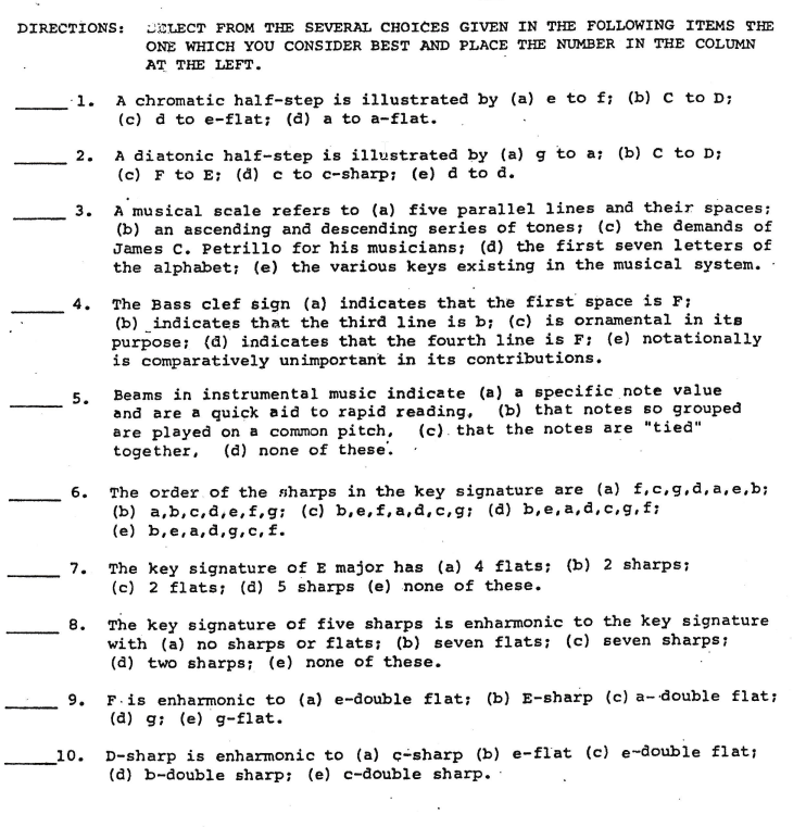 Directions Elect From The Several Choices Given In The Following Items The One Which You Consider Best And Place The Nu 1
