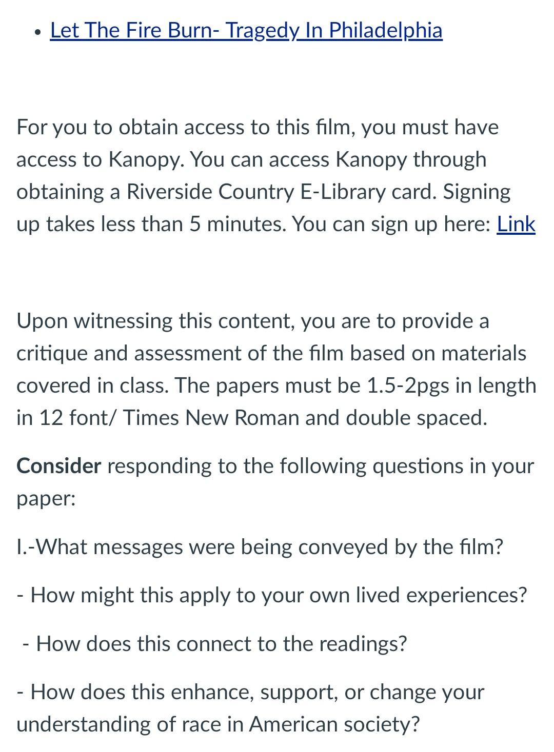 Let The Fire Burn Tragedy In Philadelphia For You To Obtain Access To This Film You Must Have Access To Kanopy You 1