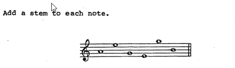 Add A Stem To Each Note 10 E 1