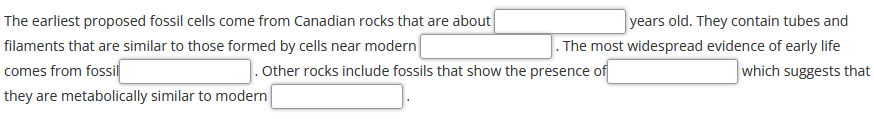 The Earliest Proposed Fossil Cells Come From Canadian Rocks That Are About Years Old They Contain Tubes And Filame 1