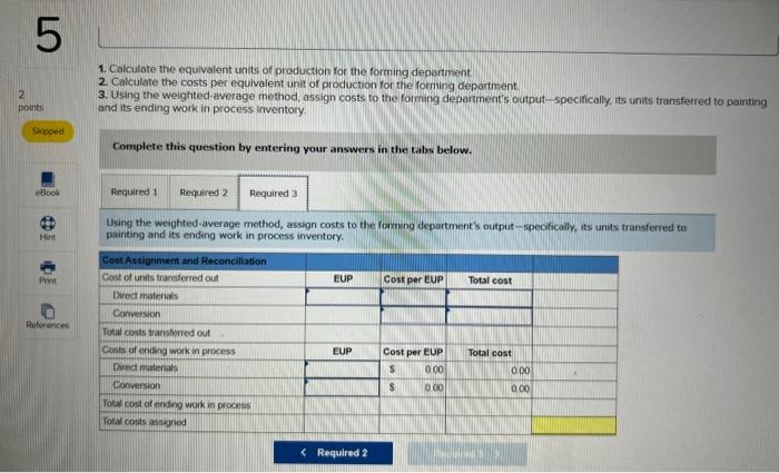 5 2 Points Spoed Required Information The Following Information Applies To The Questions Displayed Below Fields Company 4