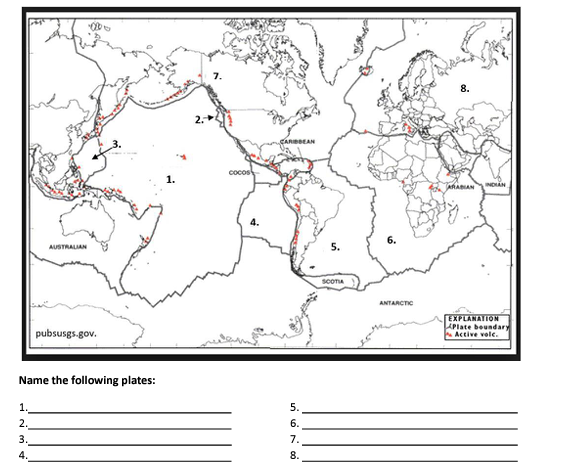Australian 1 2 3 4 0200 Pubsusgs Gov Name The Following Plates 2 5 6 7 8 Scotia 6 Antarctic 8 Arabian India 1