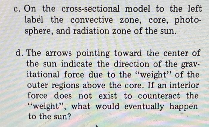 18 Even Though We Cannot View The Interior Of The Sun Astronomers Have Deduced Models For The Solar Interior The Diag 4