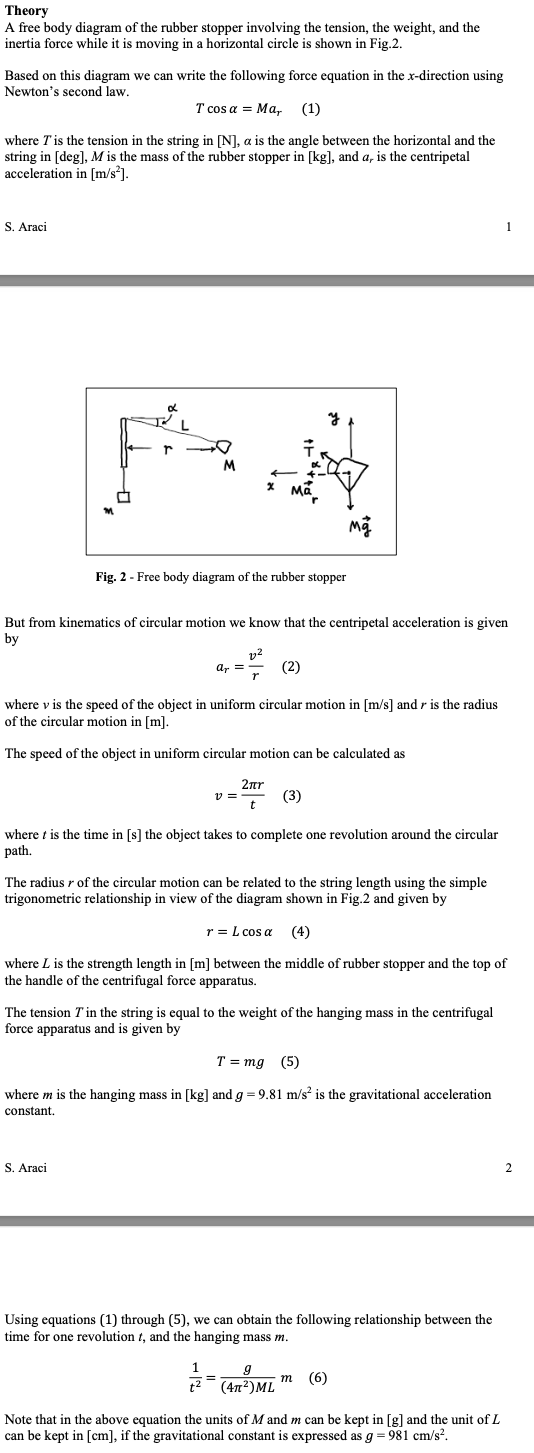 Show The Algebraic Steps In Deriving The Equation 6 Of The Theory Section Using The Equations 1 Through 5 1