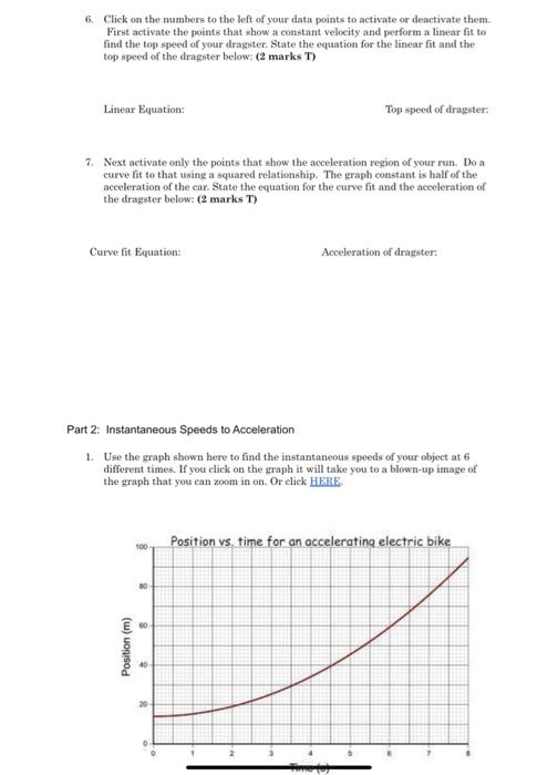 Driving Question Objective How Are The Graphs Of Position Versus Time Velocity Versus Time And Acceleration Versus T 4