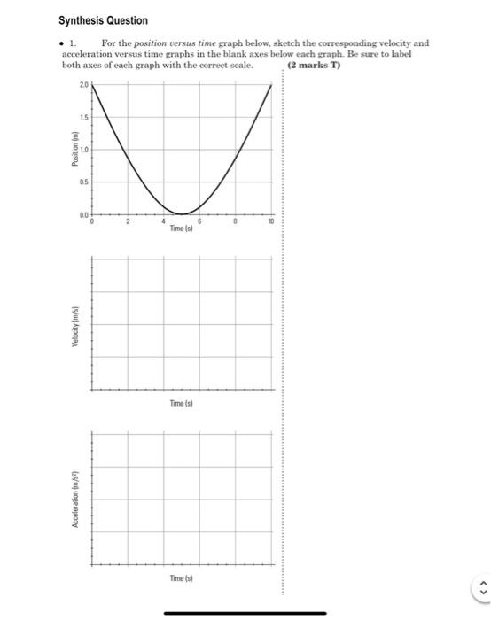 Driving Question Objective How Are The Graphs Of Position Versus Time Velocity Versus Time And Acceleration Versus T 7
