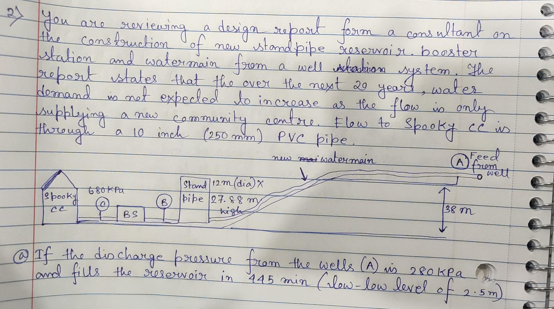 Advanced Math 1 You Perforening Are Flow Is 48ml Day Alum Cont With A A Drawdown Test Fort Alum The Plan Design Conce 2