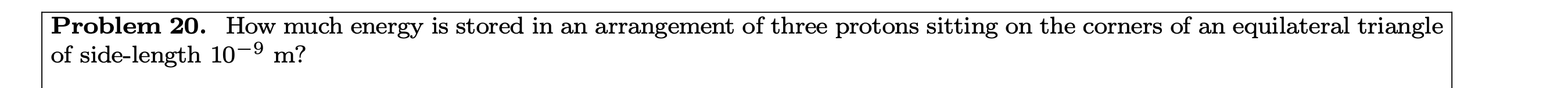 Problem 19 Two Electrons Initially At Rest Are Separated By A Distance Of 101 M A Find The Potential Energy Stored 2