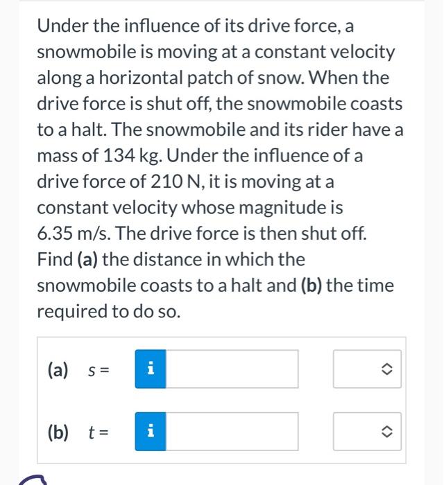 The Concepts In This Problem Are Similar To Those In Multiple Concept Example 4 Except That The Force Doing The Work In 3