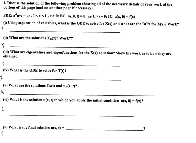 Urgent Pde Please Solve In Detail Question Number 2 1