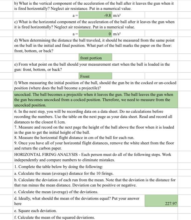 Projectile Motion Purpose To Analyze The Motion Of A Projectile Using The One Dimensional Equations Of Kinematics And 3