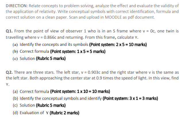 Direction Relate Concepts To Problem Solving Analyze The Effect And Evaluate The Validity Of The Application Of Relati 1