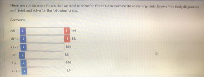 Determine The Force In Each Member Of The Loaded Truss All Triangles Are 3 4 5 Enter A Positive Number If The Member I 3