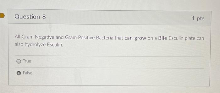 Question 2 1 Pts What Would Be The Result For A Dnase Plate Test If You Did Not Have Methyl Green Dye Contained In The M 2