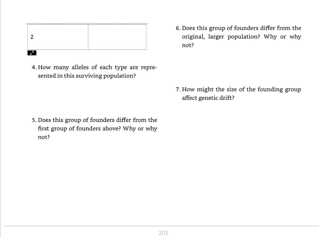 Exercise 3 The Founder Effect 3