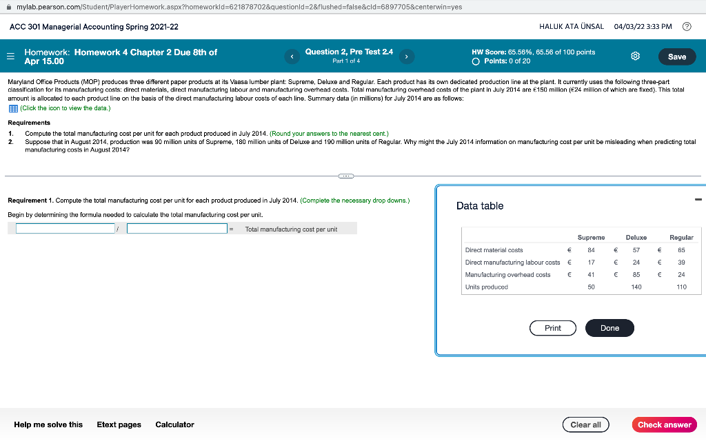 Mylab Pearson Com Student Playerhomework Aspx Homeworkid 621878702 Questionid 2 Flushed False Cld 6897705 Centerwin Yes 1