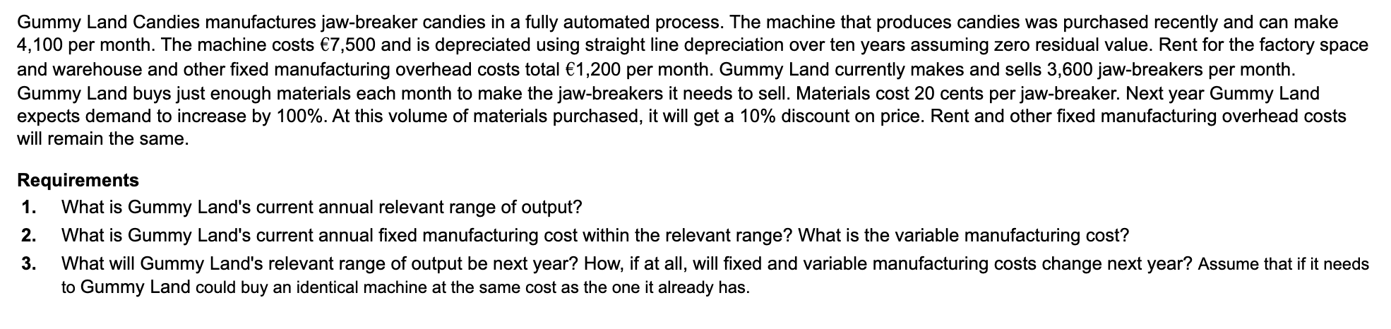 Gummy Land Candies Manufactures Jaw Breaker Candies In A Fully Automated Process The Machine That Produces Candies Was 1
