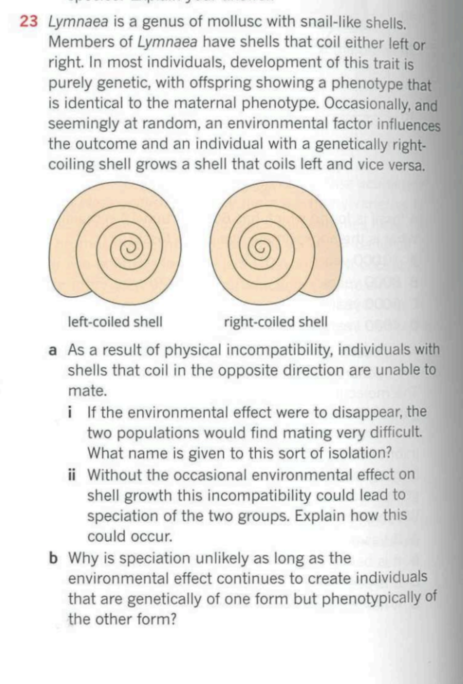 23 Lymnaea Is A Genus Of Mollusc With Snail Like Shells Members Of Lymnaea Have Shells That Coil Either Left Or Right 1
