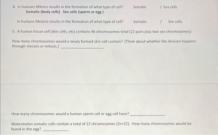 Https Mediaplayer Pearsoncmg Com Assets Sci Bio Fw A Comparison Of Mitosis And Meiosis Part 2 Review Questions 1 Dra 2