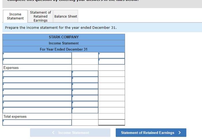 Following Are The Accounts And Balances In Random Order From The Adjusted Trial Balance Of Stark Company Notes Payabl 2