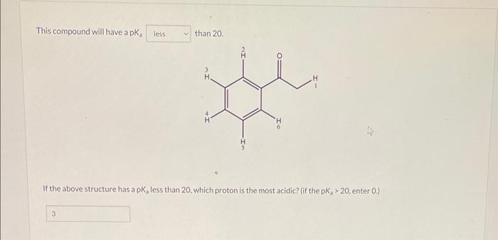 Identify Which Of The Following Compounds Are Expected To Have Pk 20 For Each Compound With Pk 20 Identify The Mos 3