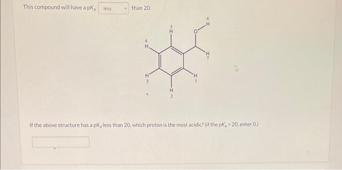 Identify Which Of The Following Compounds Are Expected To Have Pk 20 For Each Compound With Pk 20 Identify The Mos 5