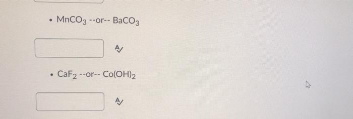 Given The Two Compounds Listed Indicate Which Would Be Less Soluble If They Have The Same Solubility Type Both In The 2