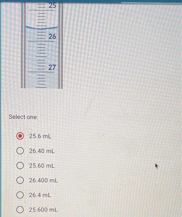 What Is The Correct Reading Of The Volume In The Pictured Buret Make Sure To Report Your Reading With The Appropriate S 2