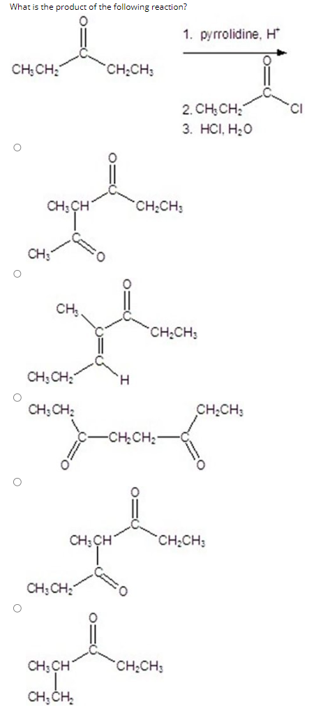 What Is The Product Of The Following Reaction Ch Ch O Ch Ch Ch3 Ch Ch3 Ch Ch3 Ch O Ch3ch Ch3 Ch Ch Ch Ch Ch3 1