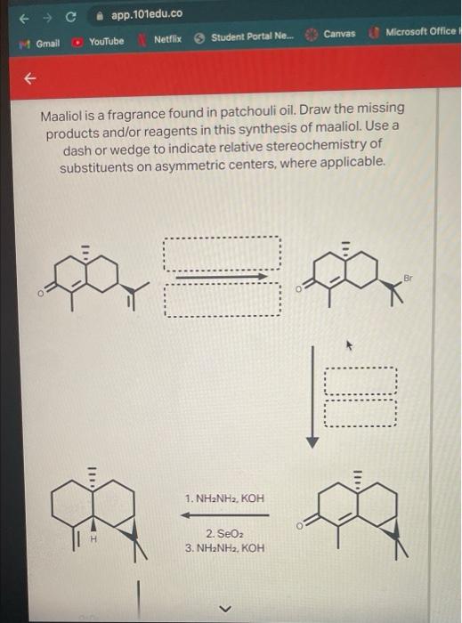 M Gmail App 101edu Co Youtube Netflix Student Portal Ne Maaliol Is A Fragrance Found In Patchouli Oil Draw The 1