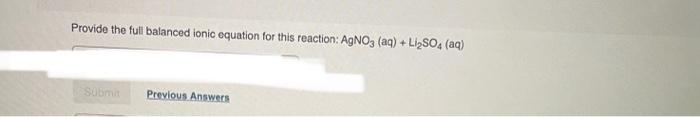Part A Please Type The Correct Molecular Formulas In The Box For The Products Of This Reaction H Po3 Aq Ba Oh 2 Aq 4