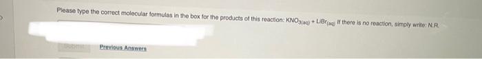 Part A Please Type The Correct Molecular Formulas In The Box For The Products Of This Reaction H Po3 Aq Ba Oh 2 Aq 6