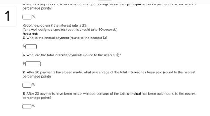 1 You Borrow Money On A Self Liquidating Installment Ioan Equal Payments At The End Of Each Year Each Payment Is Part 2