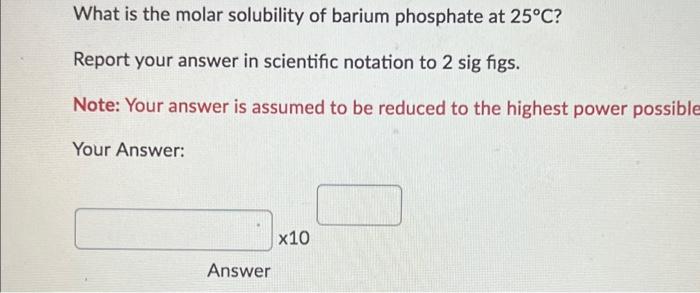 Question 1 1 Point At A Certain Temperature The Solubility Of Calcium Fluoride Is 7 3x10 6 M What Is The Ksp Rep 2
