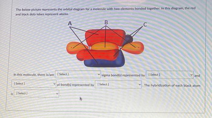 The Below Picture Represents The Orbital Diagram For A Molecule With Two Elements Bonded Together In This Diagram The 1