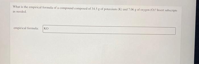 Estion 16 Of 20 Answer A9 17 G Sample Of A Compound Contains 5 85 G Of Iron Fe 1 08 G Of Phosphorus P And Oxygen 3