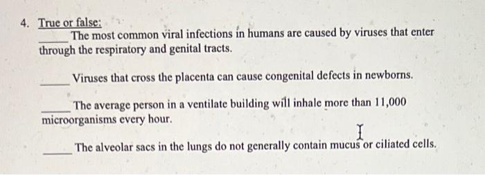 2 True Or False Influenza A Is Usually Asymptomatic In Wild Aquatic Birds But Can Be Very Contagious And Pathogenic A 2