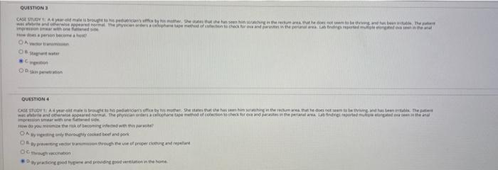 Question 1 Case Study A 4 Year Old Male Is Brought To His Pediatrician S Offer By His Mother She States That She Has S 2