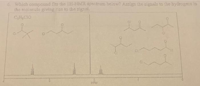 2 How Many Signals Peaks Would You See In The Fully Decoupled 13c Nmr Spectrum For Each Of Following Molecules E 4