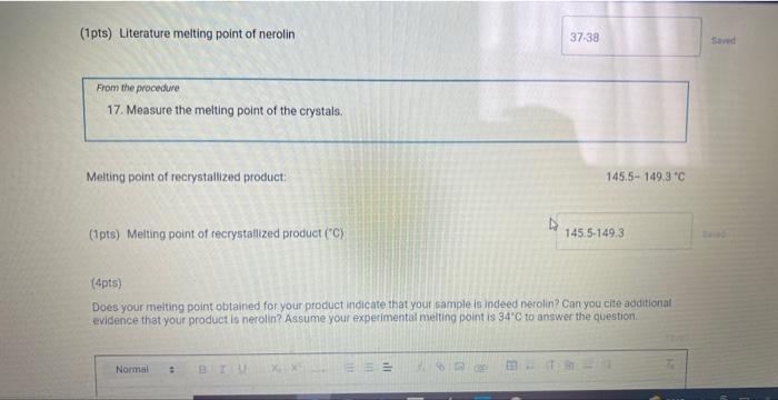 2pts Nucleophilic Substitution Preparation Of Nerolin 2pts Draw A Balanced Equation For The Reaction Include Drawin 5