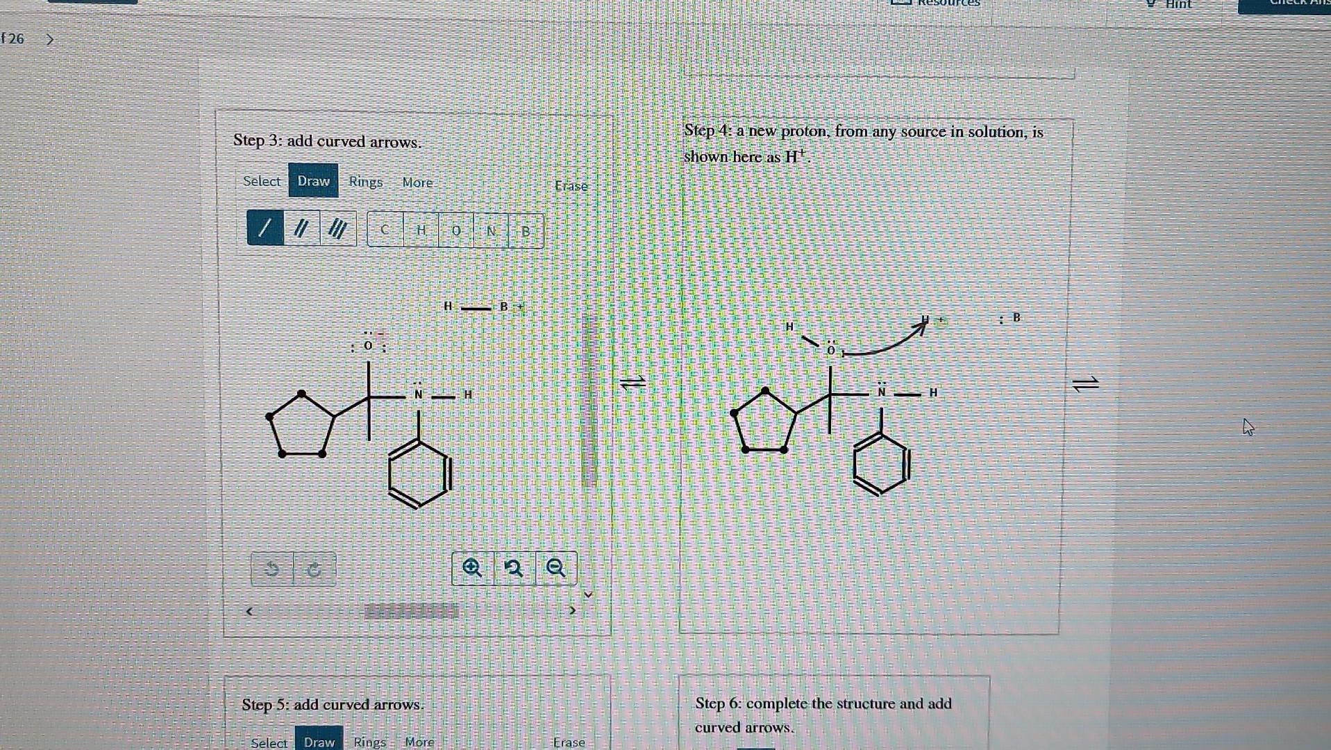 Please Fill In All Curved Arrows This Is One Question With Multiple Steps So Don T Tell Me To Submit More Questions 3