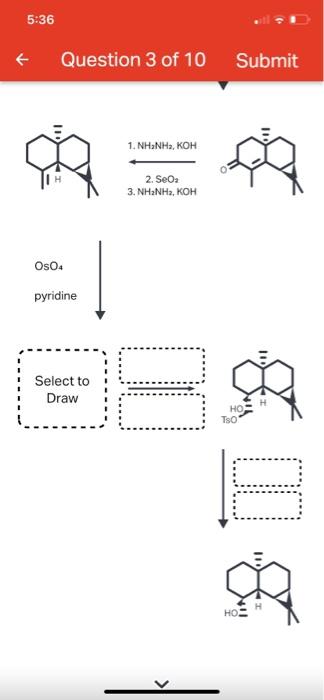 5 33 Question 10 Of 10 Submit Alkynes Do Not Readily React With Chci 3 In The Presence Of T Buok To Form Cyclopropene Ri 10